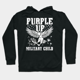 Purple Up Military Child We Wear Purple Military Child Hoodie